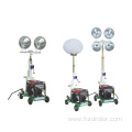 Small portable led light tower with generator FZM-1000B